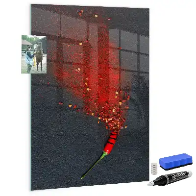 Magnetická tabuľa na kreslenie v prevedení mletá paprika