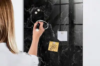 Magnetická popisovacia tabuľa tmavý mramor