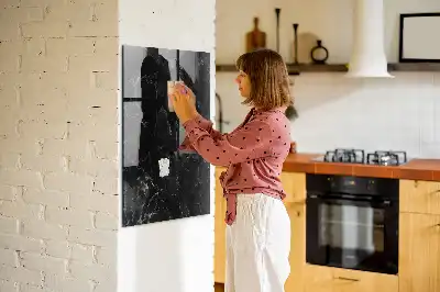 Magnetická popisovacia tabuľa tmavý mramor
