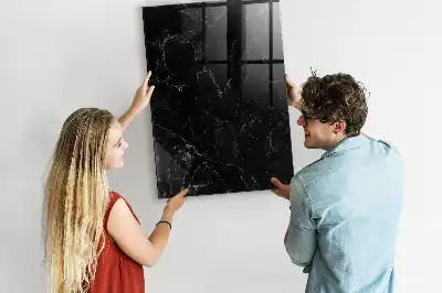 Magnetická popisovacia tabuľa tmavý mramor