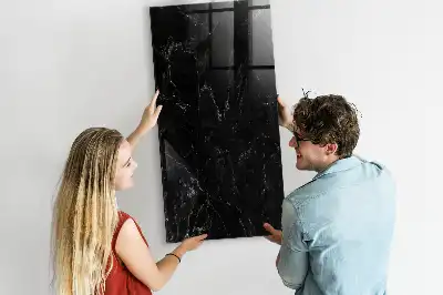 Magnetická popisovacia tabuľa tmavý mramor