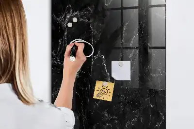Magnetická popisovacia tabuľa tmavý mramor