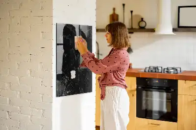 Magnetická popisovacia tabuľa tmavý mramor