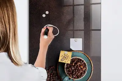 Magnetická tabuľa na kreslenie kávové zrnká