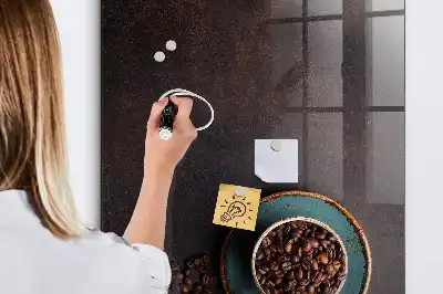 Magnetická tabuľa na kreslenie kávové zrnká