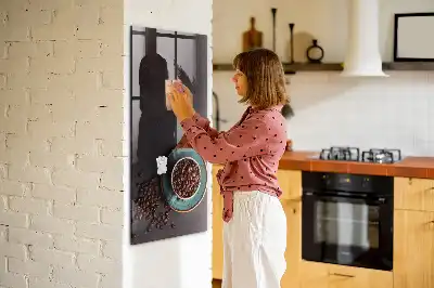 Magnetická tabuľa na kreslenie kávové zrnká