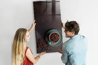 Magnetická tabuľa na kreslenie kávové zrnká