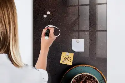 Magnetická tabuľa na kreslenie kávové zrnká