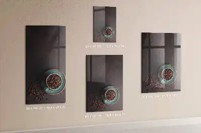 Magnetická tabuľa na kreslenie kávové zrnká