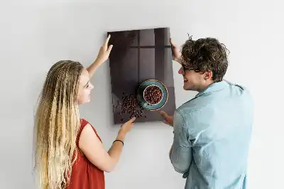 Magnetická tabuľa na kreslenie kávové zrnká