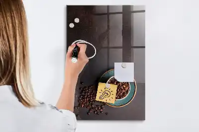 Magnetická tabuľa na kreslenie kávové zrnká