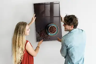 Magnetická tabuľa na kreslenie kávové zrnká