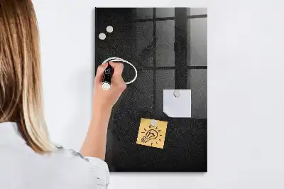 Magnetická popisovacia tabuľa tmavá hornina