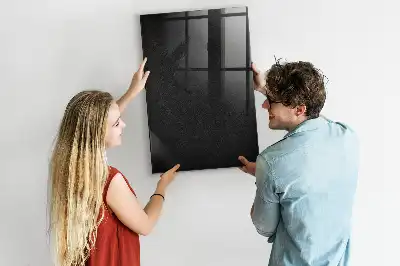 Magnetická popisovacia tabuľa tmavá hornina
