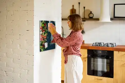 Magnetická tabuľa na kreslenie v dizajne vegánsky stôl
