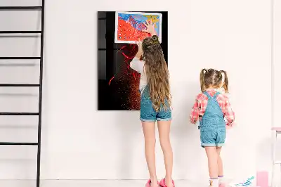 Magnetická popisovacia tabuľa Pálivé papričky