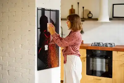 Magnetická popisovacia tabuľa Pálivé papričky