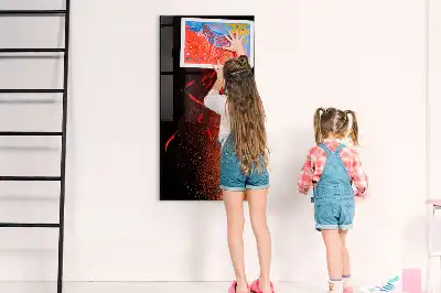 Magnetická popisovacia tabuľa Pálivé papričky