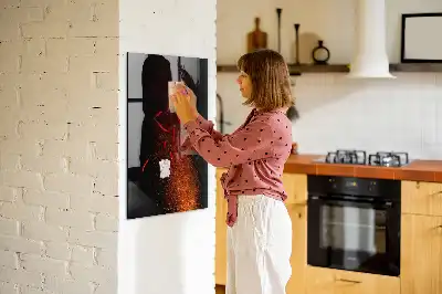 Magnetická popisovacia tabuľa Pálivé papričky
