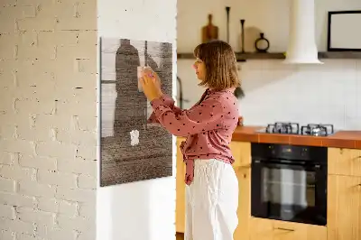 Magnetická tabuľa na kreslenie z nového dreva