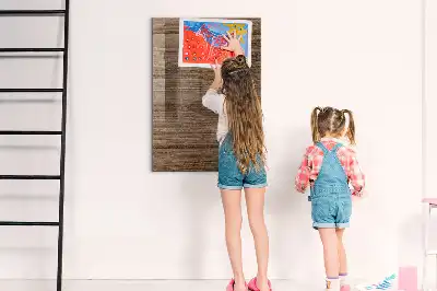 Magnetická tabuľa na kreslenie z nového dreva