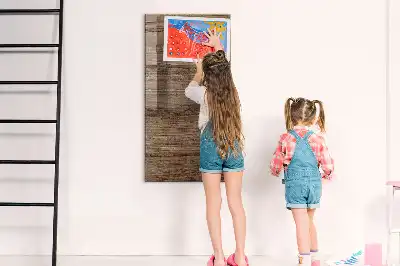Magnetická tabuľa na kreslenie z nového dreva