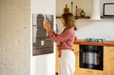 Magnetická tabuľa na kreslenie z nového dreva