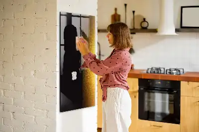 Magnetická popisovacia tabuľa tmavé pivo