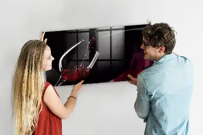 Magnetická popisovateľná tabuľa víno