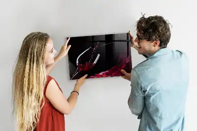 Magnetická popisovateľná tabuľa víno