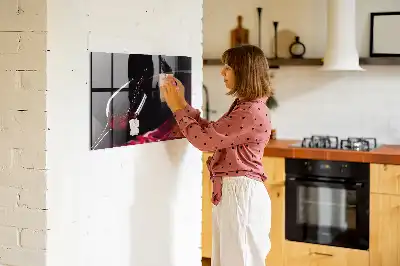 Magnetická popisovateľná tabuľa víno