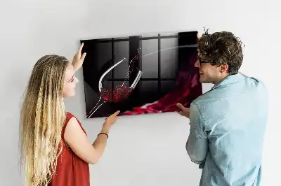 Magnetická popisovateľná tabuľa víno