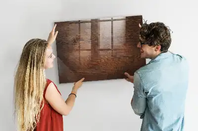 Magnetická popisovacia tabuľa vo vyhotovení staré drevo