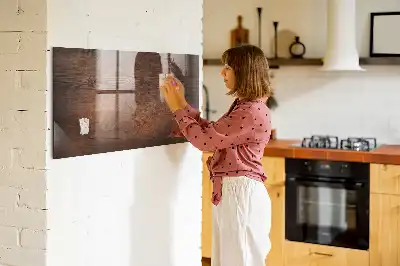 Magnetická popisovacia tabuľa vo vyhotovení staré drevo