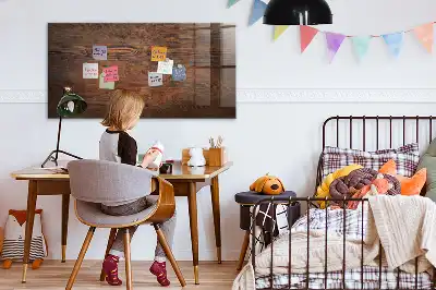 Magnetická popisovacia tabuľa vo vyhotovení staré drevo