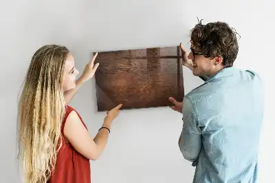 Magnetická popisovacia tabuľa vo vyhotovení staré drevo