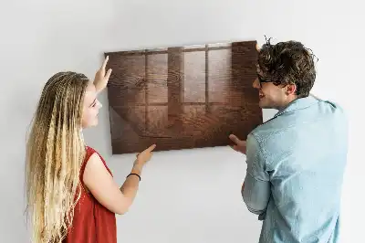 Magnetická popisovacia tabuľa vo vyhotovení staré drevo