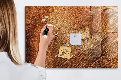 Magnetická popisovacia tabuľa motív starého kmeňa stromu