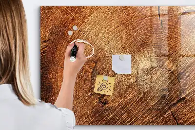 Magnetická popisovacia tabuľa motív starého kmeňa stromu