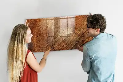 Magnetická popisovacia tabuľa motív starého kmeňa stromu