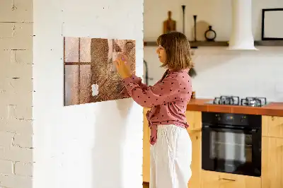 Magnetická popisovacia tabuľa motív starého kmeňa stromu