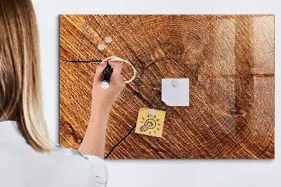 Magnetická popisovateľná tabuľa s dekoratívnym dreveným rámom