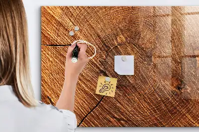Magnetická popisovateľná tabuľa s dekoratívnym dreveným rámom