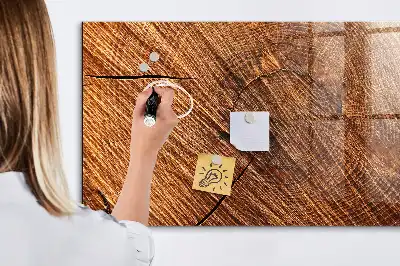 Magnetická popisovateľná tabuľa s dekoratívnym dreveným rámom