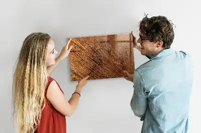 Magnetická popisovateľná tabuľa s dekoratívnym dreveným rámom