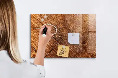 Magnetická popisovateľná tabuľa s dekoratívnym dreveným rámom