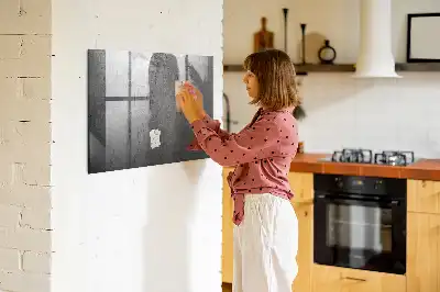 Magnetická popisovateľná tabuľa kovová