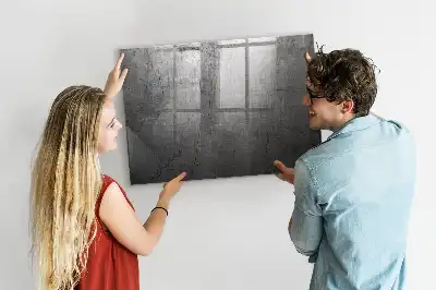 Magnetická popisovateľná tabuľa kovová