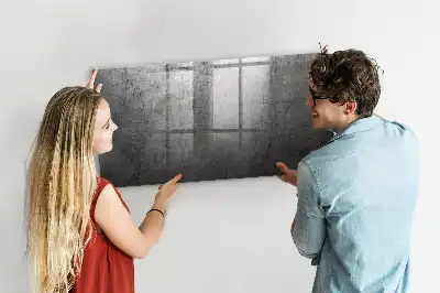 Magnetická popisovateľná tabuľa kovová