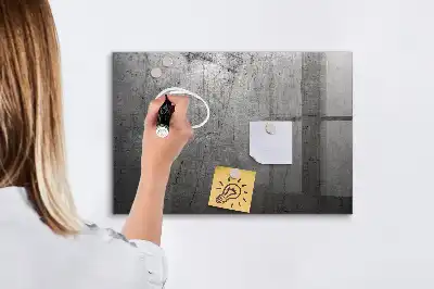 Magnetická popisovateľná tabuľa kovová